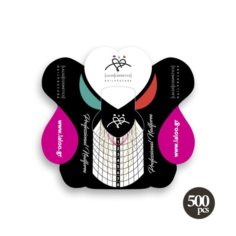 12319 Professional Nail Forms Black 500τμχ.