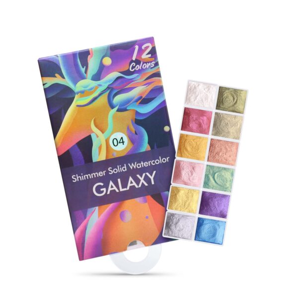 Shimmer Solid Watercolour Galaxy 04