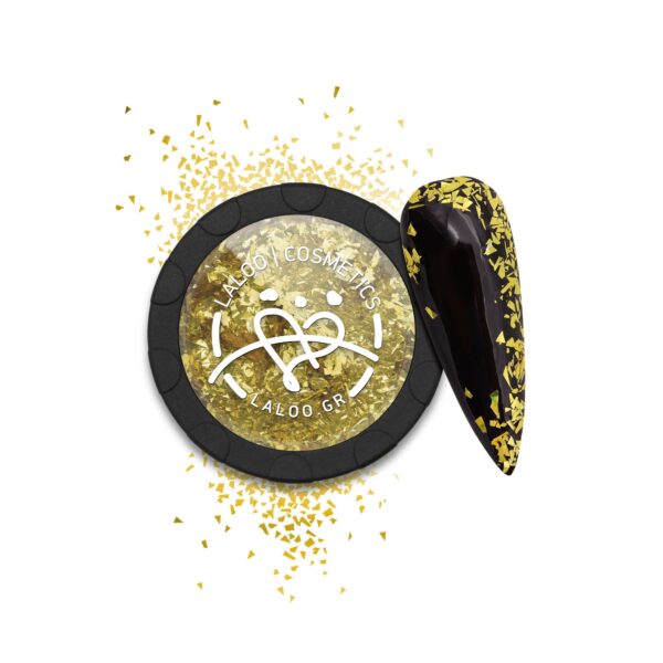 Metallic Flakes Νο.01 Gold