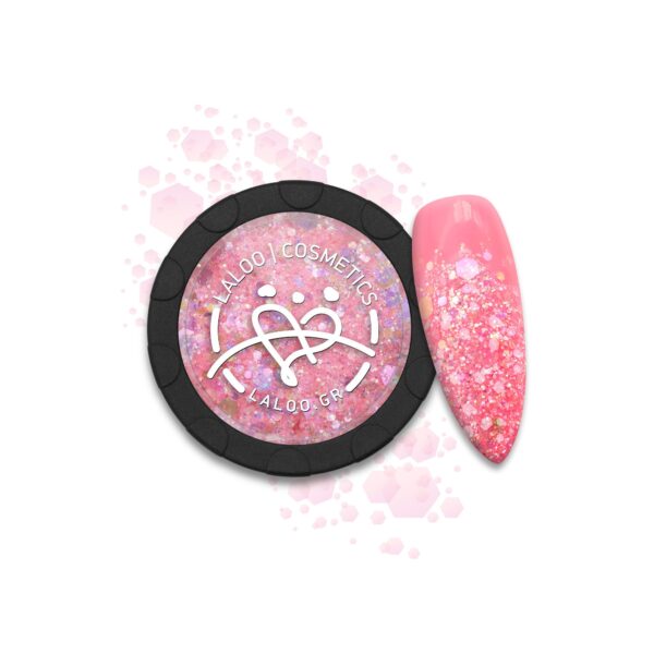 15538 Starlet Powder No.04 Ροζ με ιριδίζουσες πούλιες