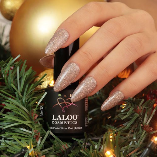 22073 Pride Flash Glitter No.8 Gold