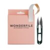 22485 Wonderfile Thin file tape for base 160x18mm - 240 grit (7m) + scissors