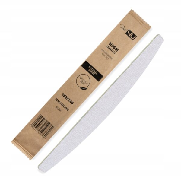 Λίμα Nail4U Natural Slim Halfmoon 180/240