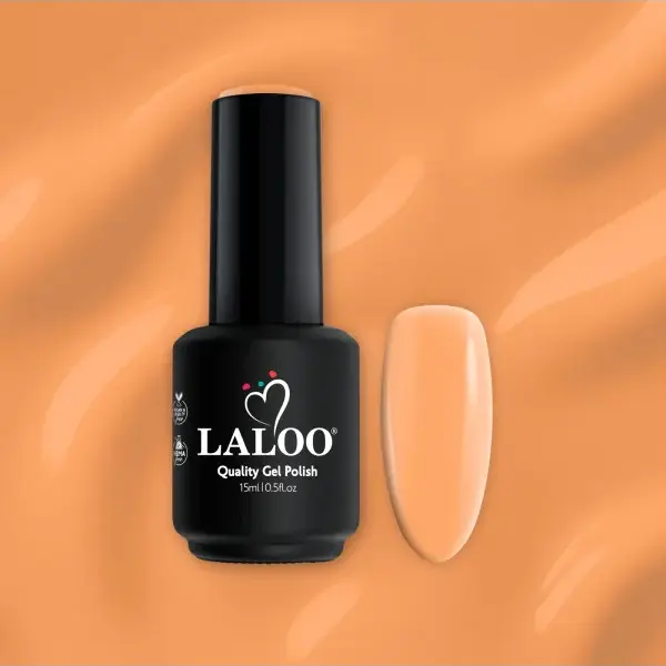 gel-polish-15ml-222 No.222 Σομόν-Πορτοκαλί | Ημιμόνιμο Βερνίκι 15ml