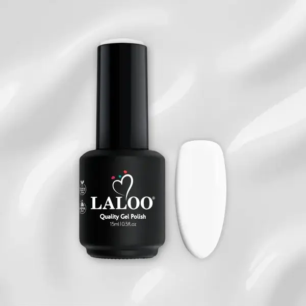 gel-polish-15ml-235 Νο.235 Λευκό γαλακτερό του πάγου (βάση γαλλικού) | Ημιμόνιμο Βερνίκι 15ml