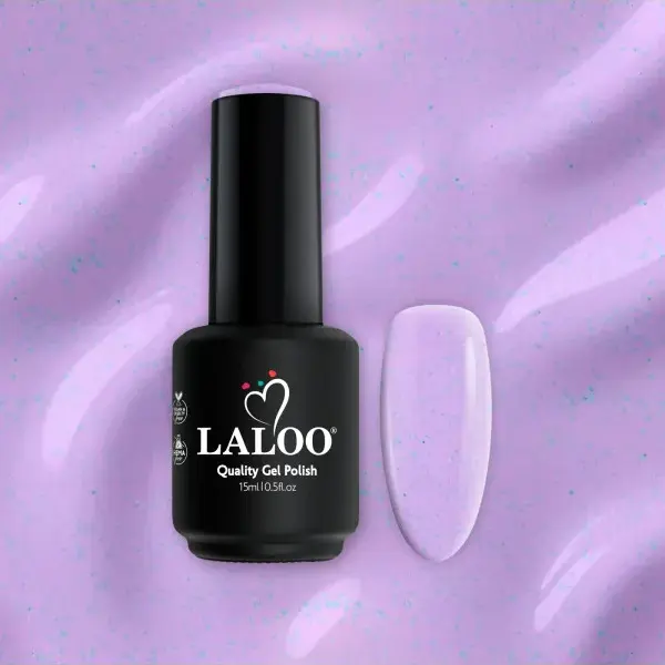 No.251 Λιλά ανοιχτό με pigment γαλάζιο-ροζ | Ημιμόνιμο Βερνίκι 15ml