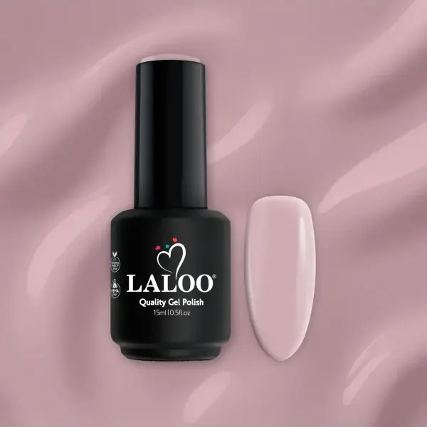 No.076 Nude-Μωβ | Ημιμόνιμο Βερνίκι 15ml