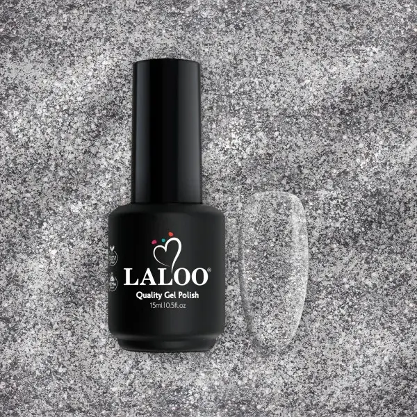 imimonimo-verniki-15ml-337 Νο.337 Ασημί glitter | Ημιμόνιμο Βερνίκι 15ml