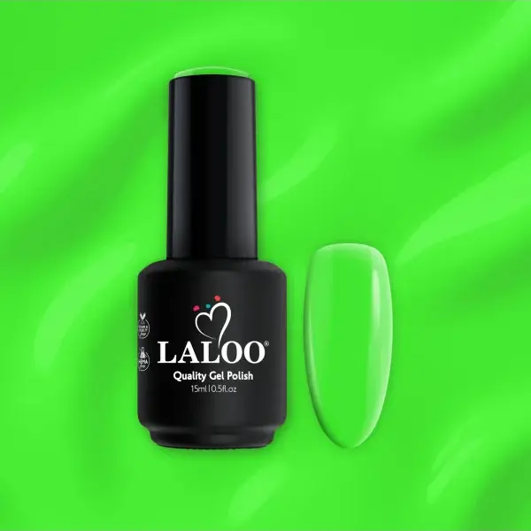 No.376 Πράσινο neon | Ημιμόνιμο Βερνίκι 15ml