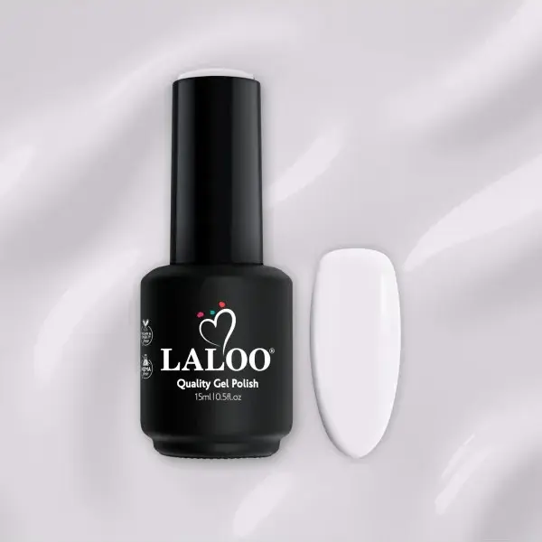 No.424 Σπασμένο λευκό-ροζ | Ημιμόνιμο Βερνίκι 15ml