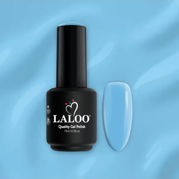 imimonimo-verniki-15ml-555 No.555 Crystal Blue | Ημιμόνιμο Βερνίκι 15ml