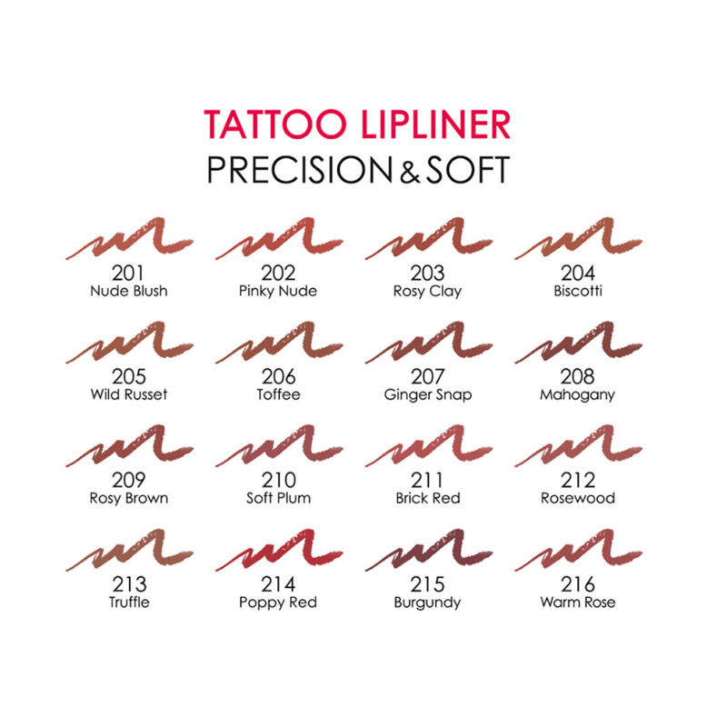 Tattoo lip main 2 Tattoo Lipliner Precision & Soft GR