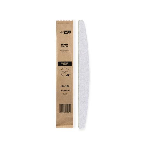 Λίμα Nail4U Natural Slim Halfmoon 100/180