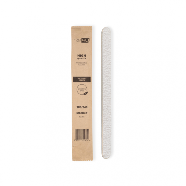 Λίμα Nail4U Natural Slim Straight 180/240