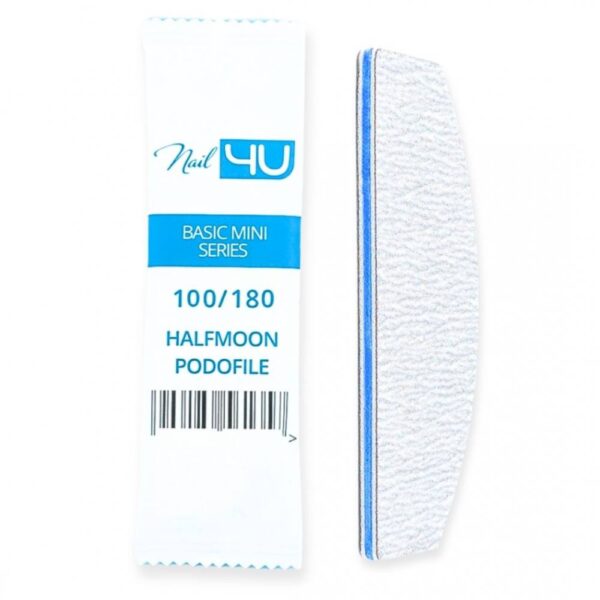 Basic Mini Series Halfmoon Podofile 100/180 grit